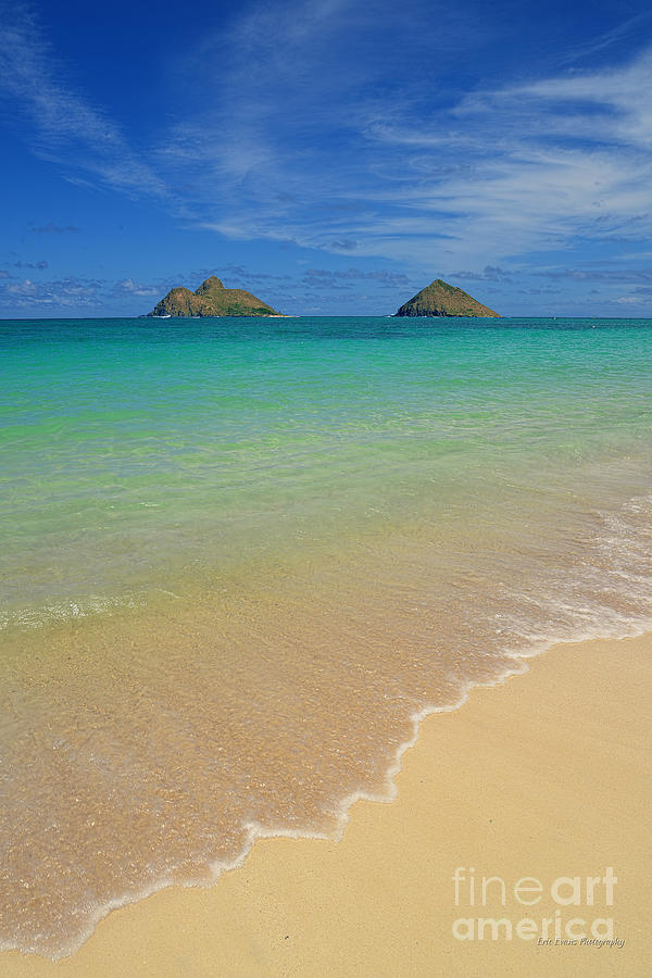 Lanikai Beach Photograph - Serene Lanikai Beach by Aloha Art