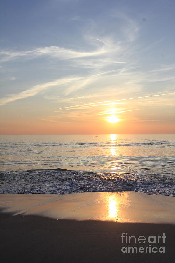 Serene Ocean Sunrise Photograph by Mary Haber