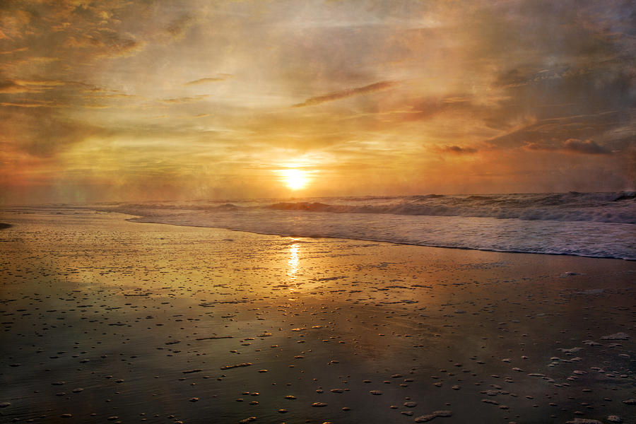 Beach Photograph - Serene Outlook  by Betsy Knapp