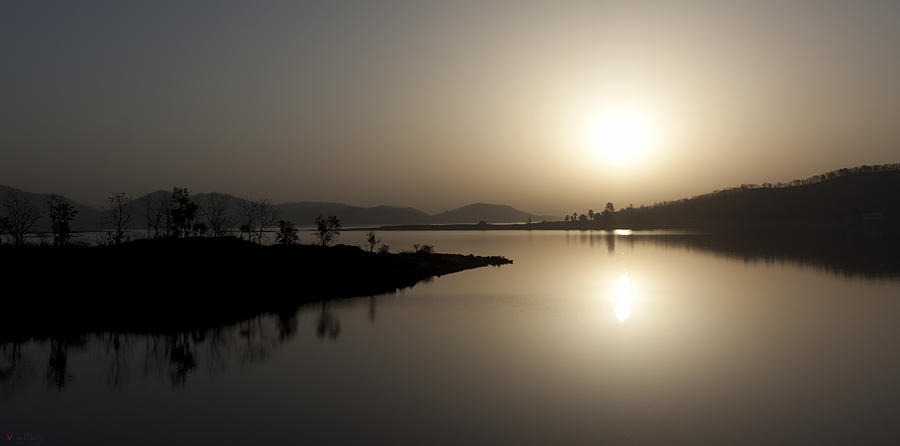 Bird Photograph - Serene Sunrise by DrVinod Chauhan