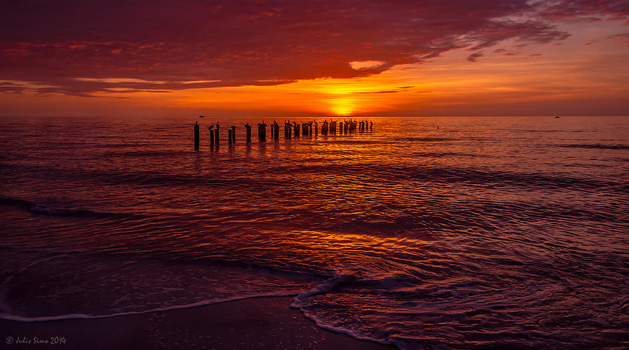 Serene Sunset In West Florida Photograph