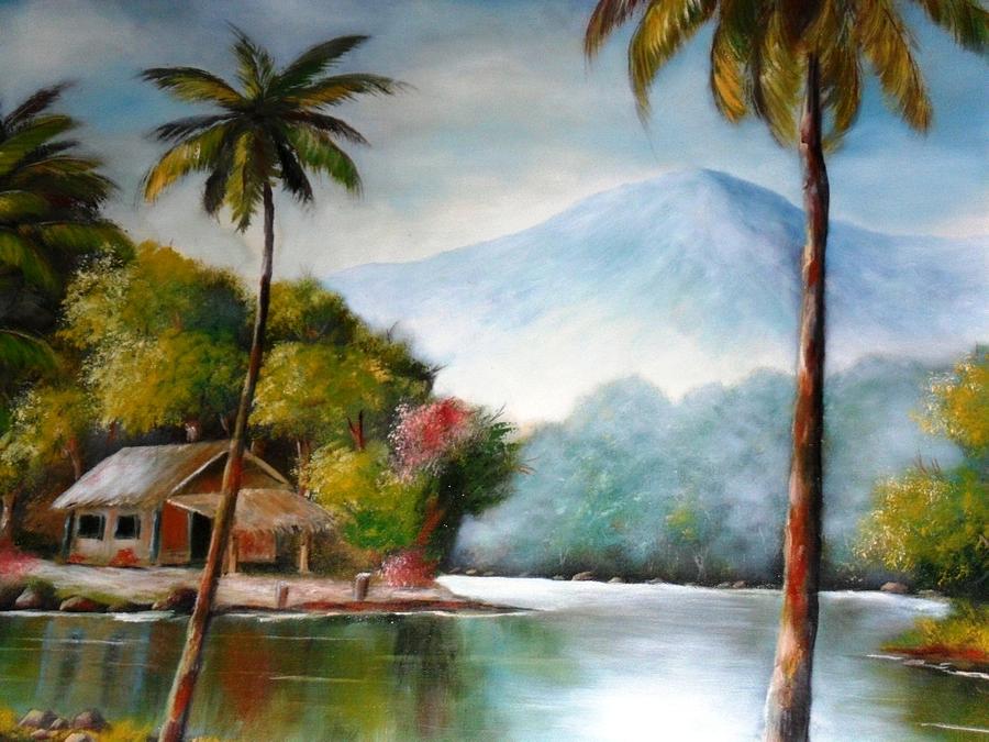 Serenidade Painting by Evando Carlos - Fine Art America