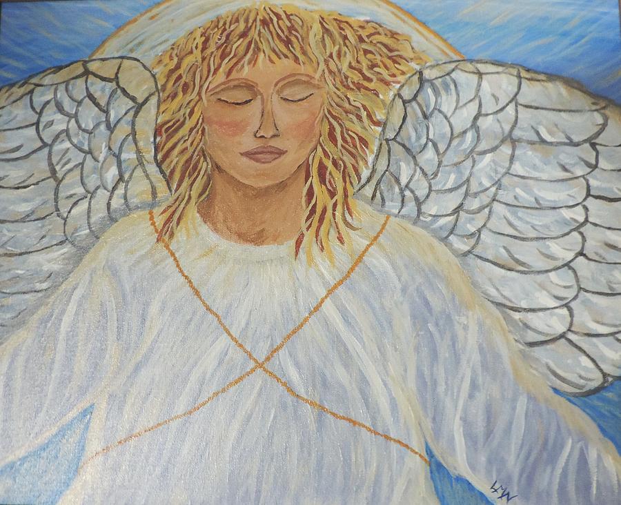 Serenity Angel Painting by Lynda NuernbergSmith - Fine Art America
