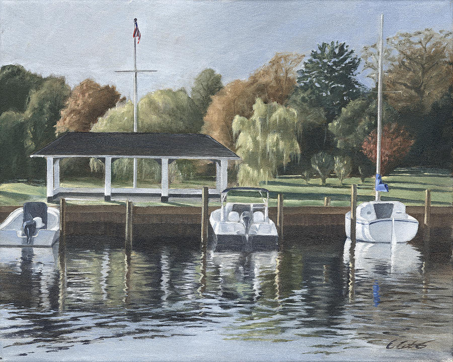 Boat Painting - Serenity by Edward Coster