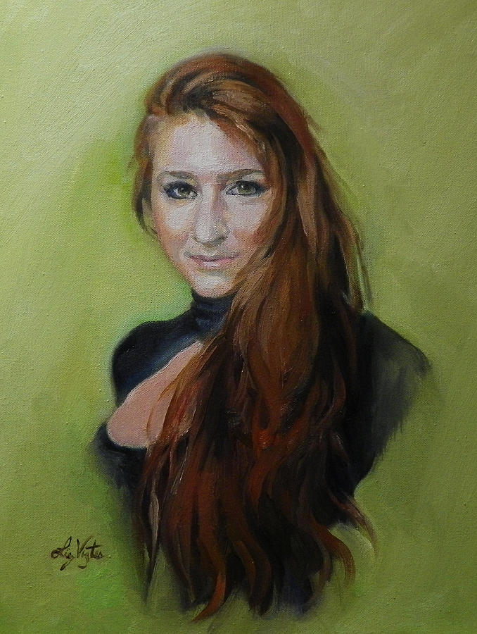 Portrait Painting - Serenity by Liz Viztes