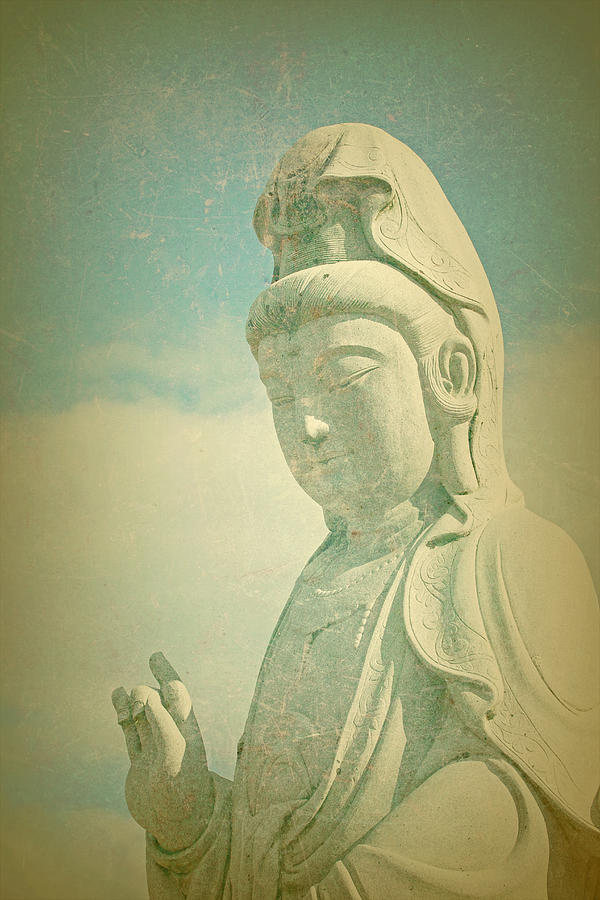 Serenity Now Buddhist Statue Photograph by Peggy Collins