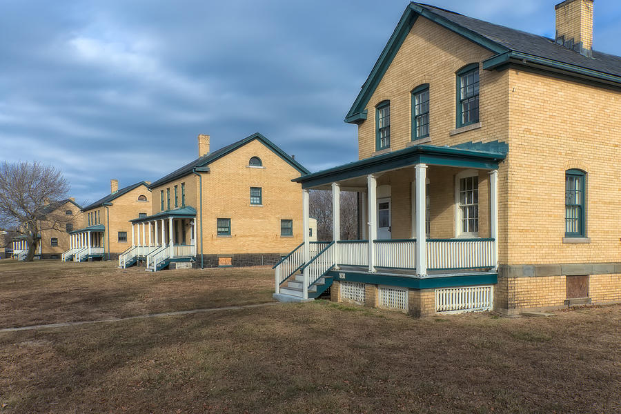 Sergeants Row Houses At Sandy Hook Photograph by Gary Slawsky