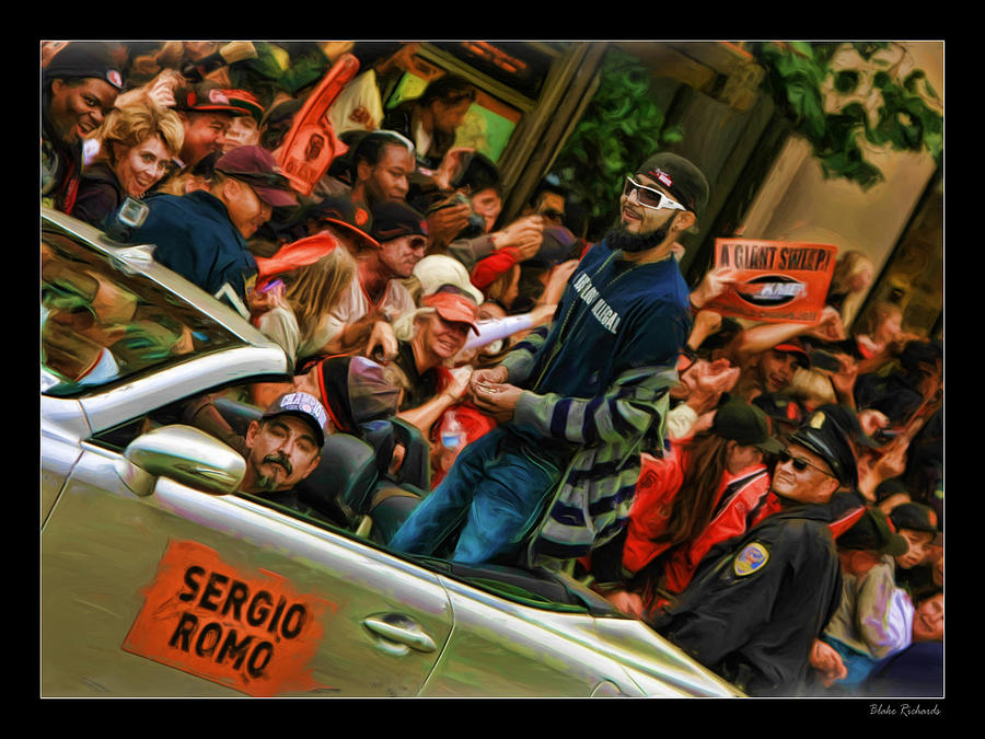 Sergio Romo World Series 2012 Photograph by Blake Richards