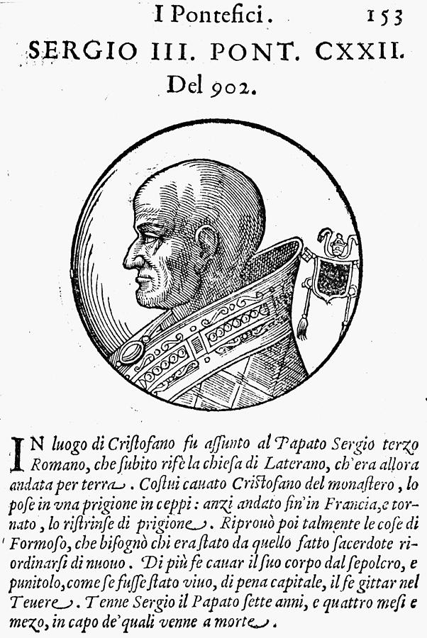 Sergius IIi (d Painting by Granger
