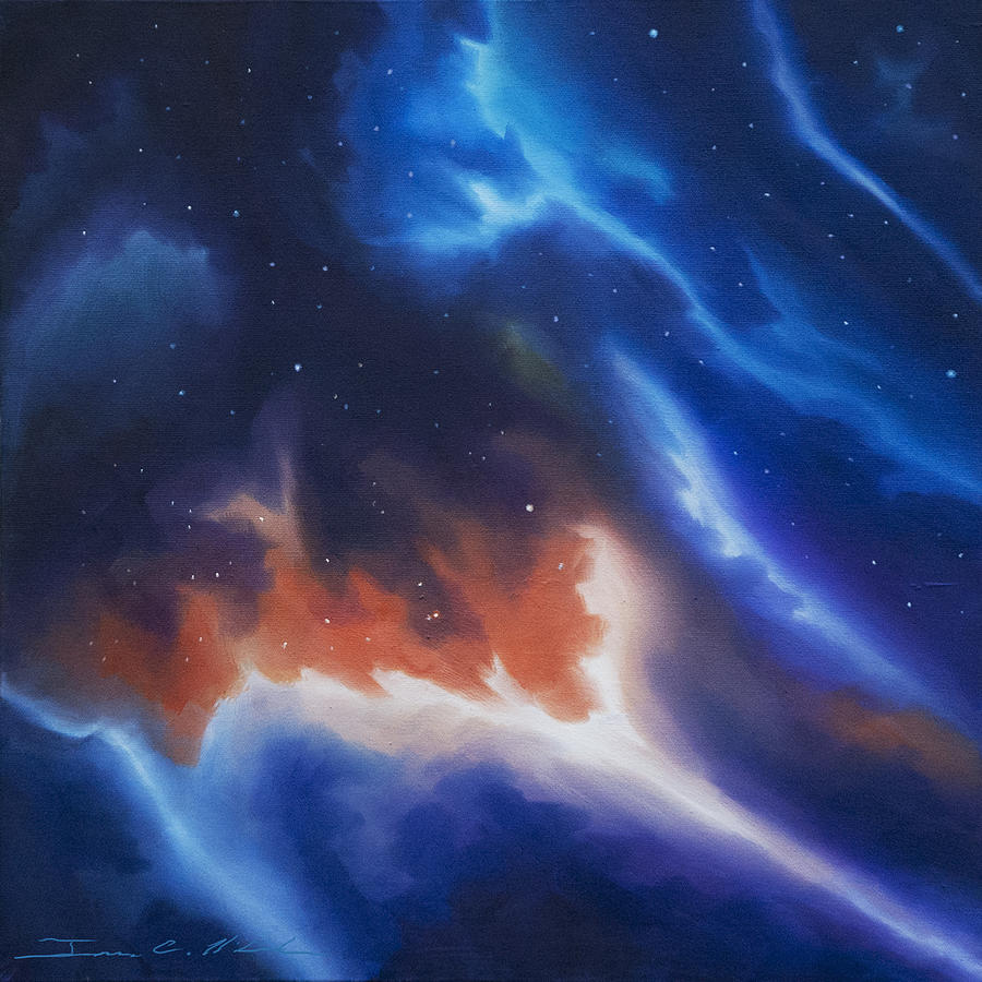 Seria Nebula Painting by James Hill