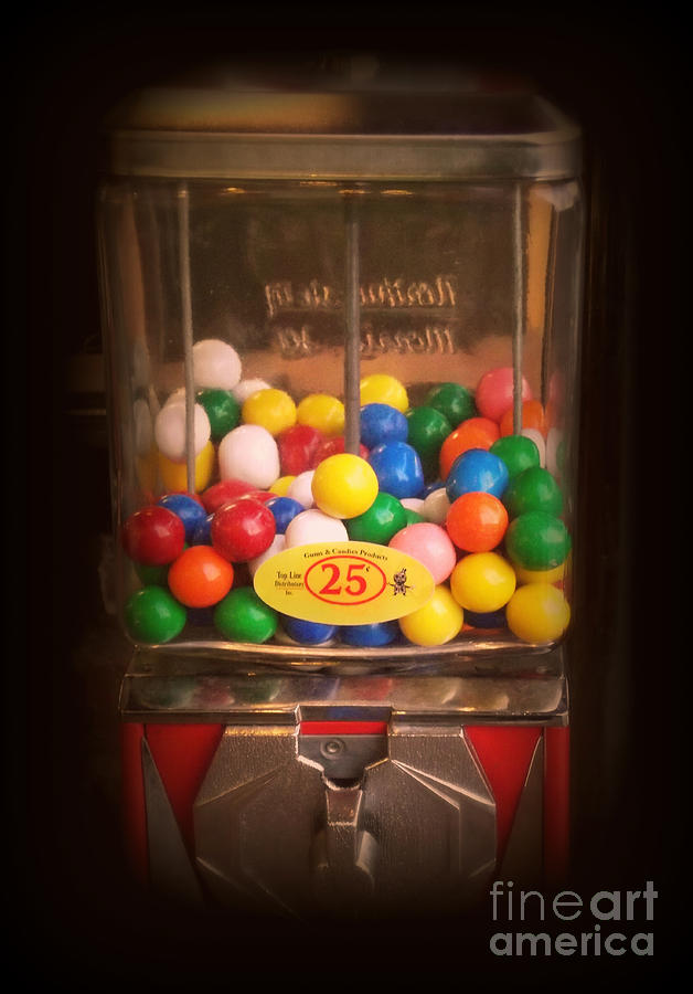 Series - Gumball 25 Cents Photograph by Miriam Danar