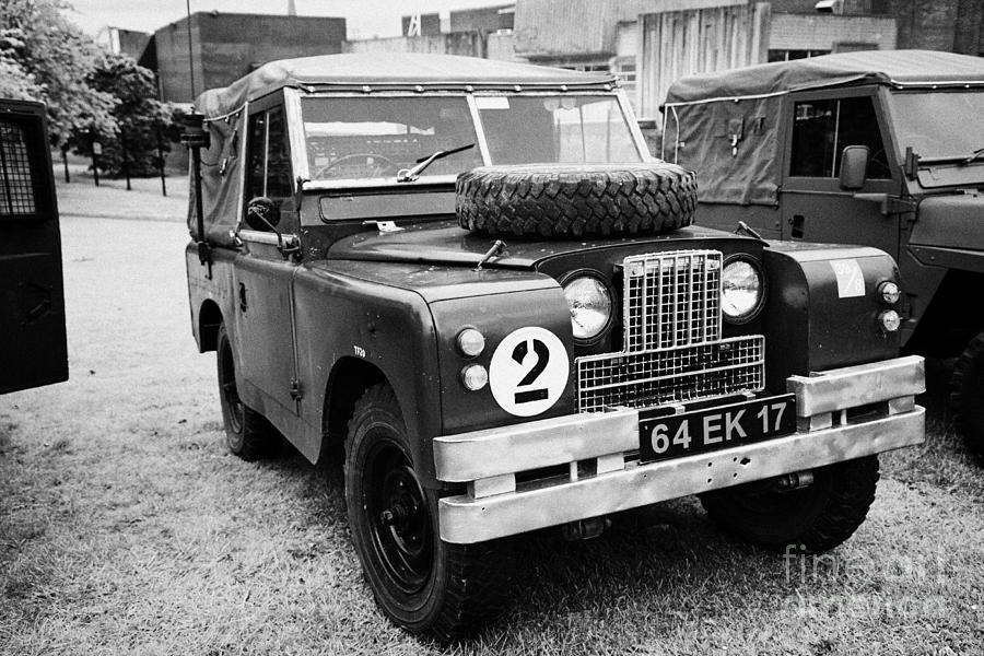 series IIA landrover vintage british army military vehicles on display ...