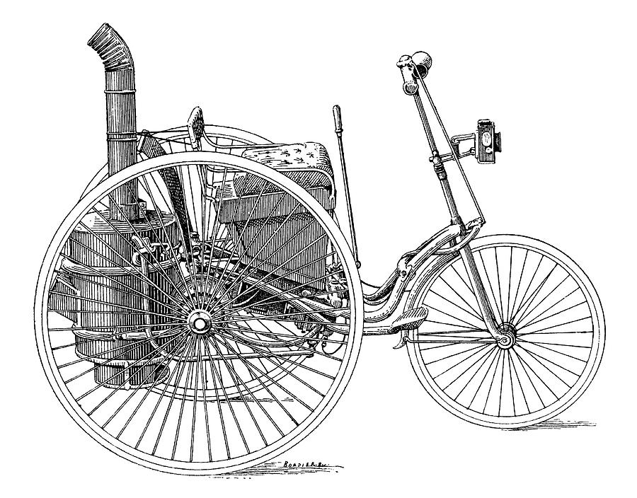 Serpollet Steam Tricycle Photograph by Science Photo Library
