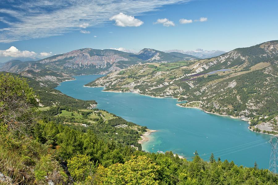 Serre-poncon Lake Photograph by Bob Gibbons - Fine Art America