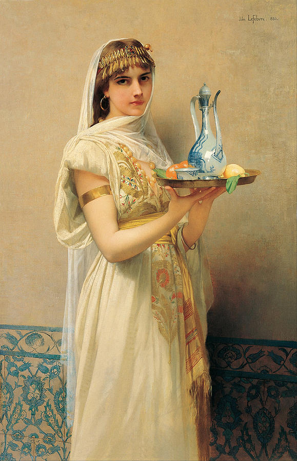 Servant Painting by Jules Joseph Lefebvre