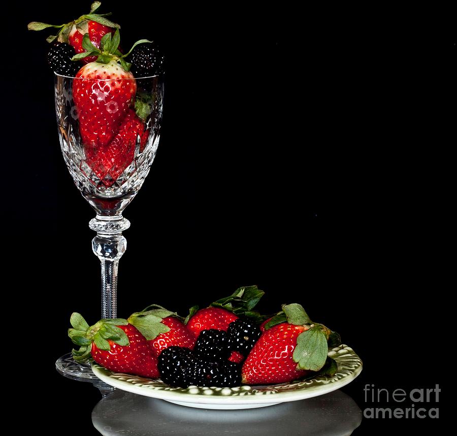 Serve up the Berries Photograph by Shirley Mangini