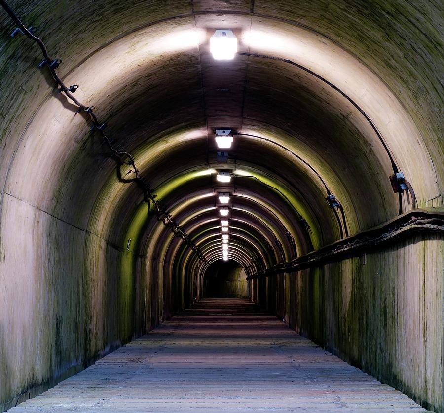 Service Tunnel Photograph by Cordelia Molloy/science Photo Library - Pixels