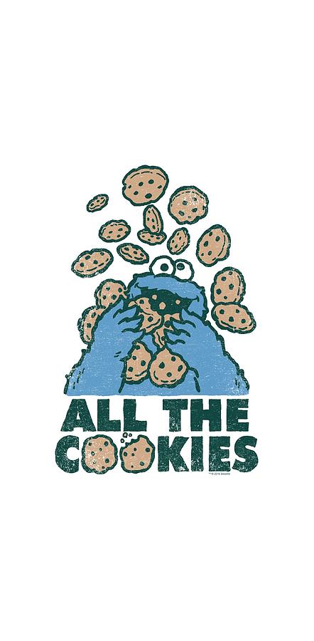 Sesame Street - All The Cookies Digital Art by Brand A