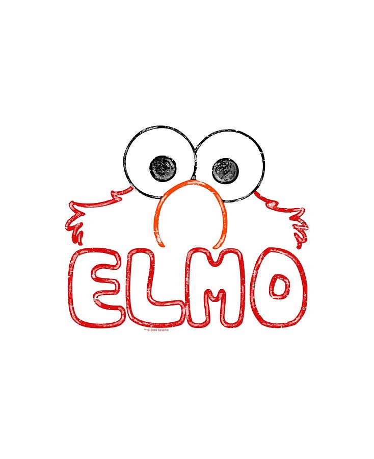 Sesame Street - Elmo Letters Digital Art by Brand A