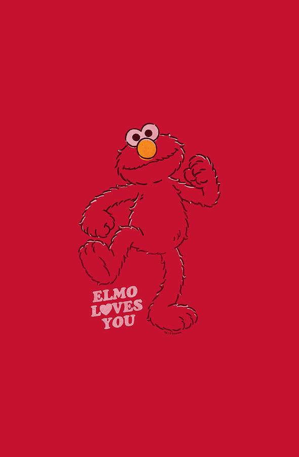 Sesame Street - Elmo Loves You Digital Art by Brand A