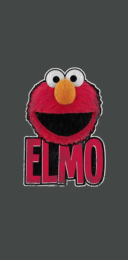 Elmo Digital Art - Sesame Street - Elmo Smile by Brand A