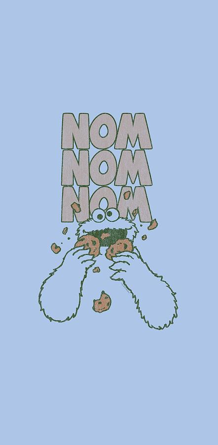 Sesame Street - Nom Nom Digital Art by Brand A