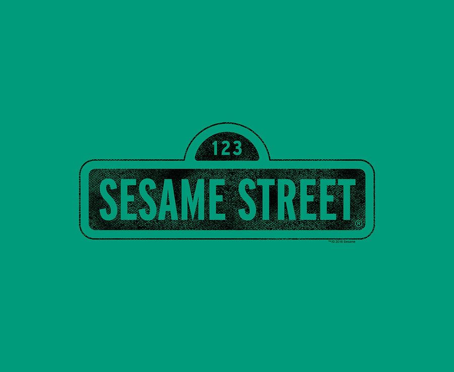 Sesame Street - One Color Dark Digital Art by Brand A
