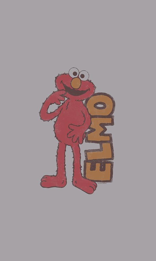 Elmo Digital Art - Sesame Street - Vintage Elmo by Brand A