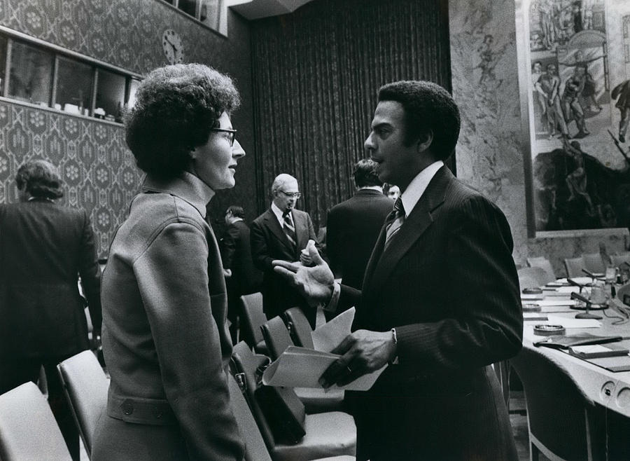 Sester Janice Mclaughlin & Andrew Young Photograph by Retro Images Archive