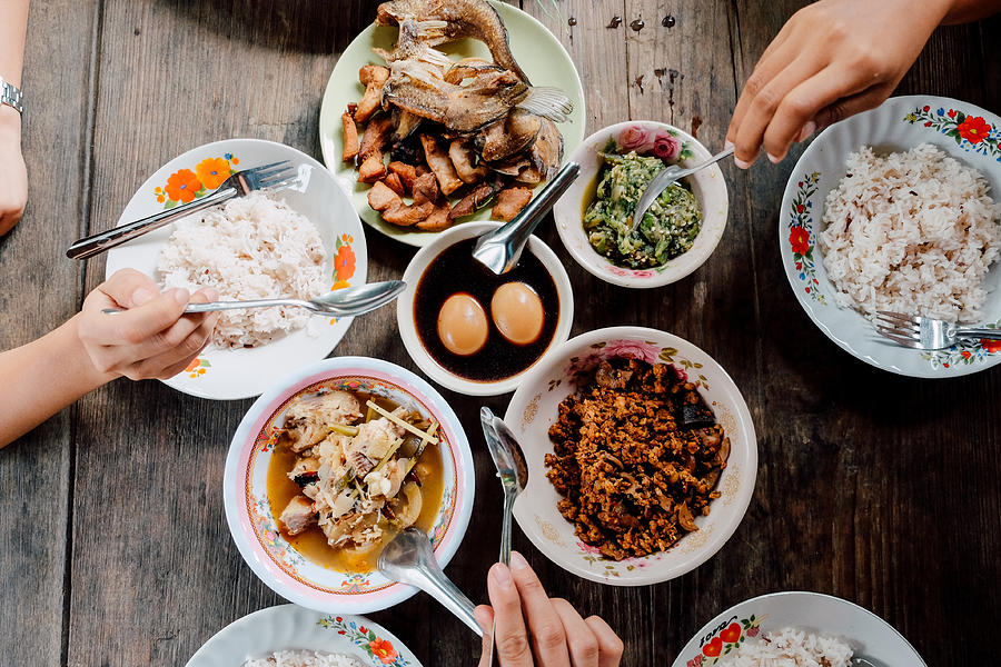 set of Thai food Photograph by Cherdchanok Treevanchai