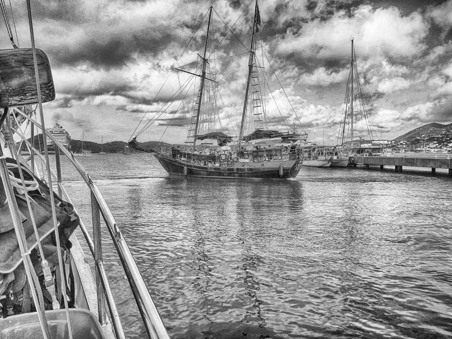 Setting Sail Photograph by Howard Salmon