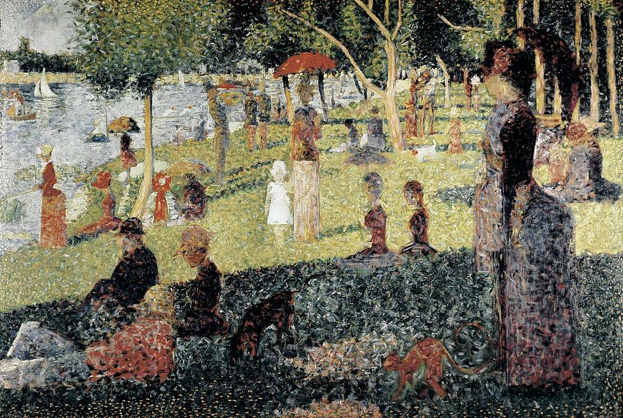 Georges Pierre Seurat Photograph - Seurat, Georges 1859-1891. An Afternoon by Everett