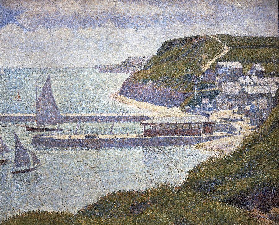 Seurat, Georges 1859-1891. Harbour Photograph by Everett - Fine Art America