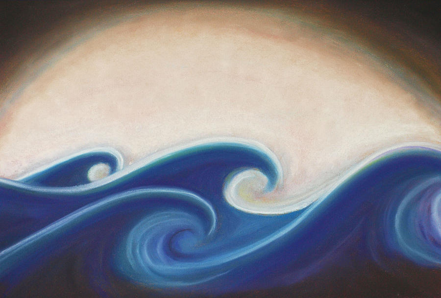 Seven days of creation - the first day Pastel by Pal Szeplaky
