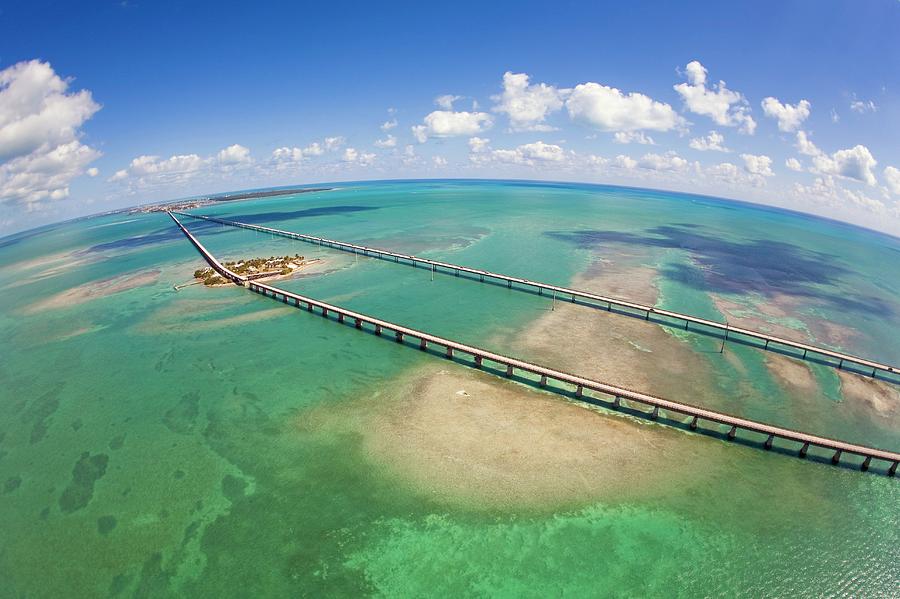 Seven Mile Bridge Photograph by Mike Theiss/science Photo Library Seven Mile Bridge Photograph by Mike Theiss/science Photo Library