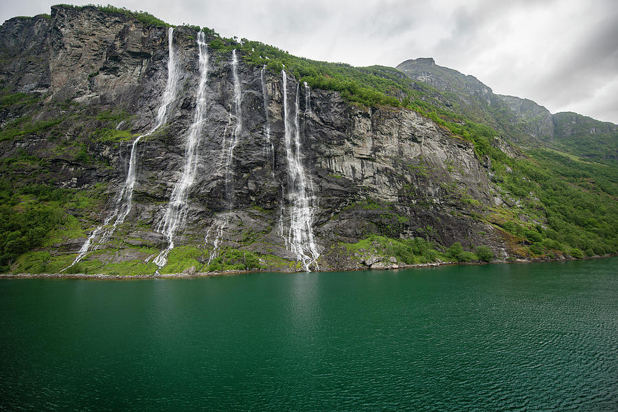 Seven Sisters Falls, Geiranger, Norway Photograph by Thierry Dosogne