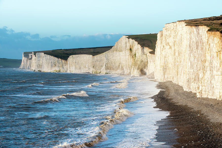 Seven Sisters From Birling Gap Photograph by James Warwick