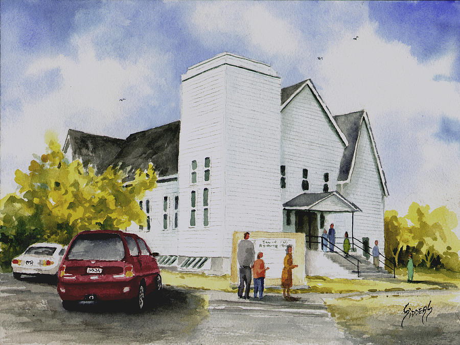 Seventh Day Adventist Church Painting by Sam Sidders