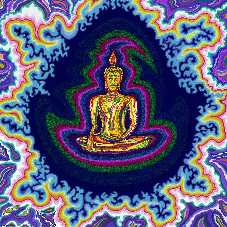Seventh Heaven Buddha Painting by Robert SORENSEN