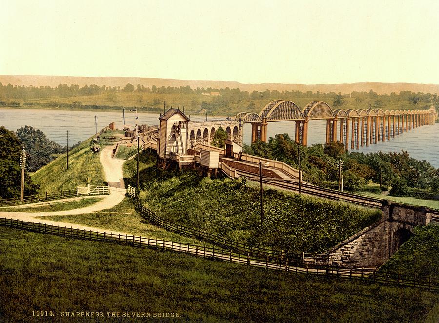Human Photograph - Severn Railway Bridge by Library Of Congress Human Photograph - Severn Railway Bridge by Library Of Congress