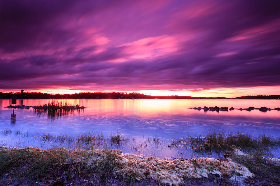 Sunset Photograph - Severn RIver Stunner by Jennifer Casey