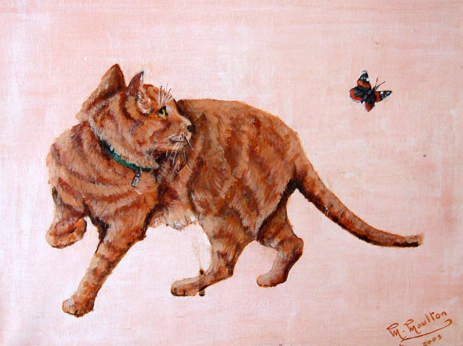 Seville and The Butterfly Painting by Mackenzie Moulton