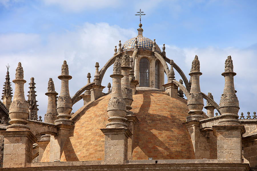 Architecture Photograph - Seville Cathedral Dome by Artur Bogacki