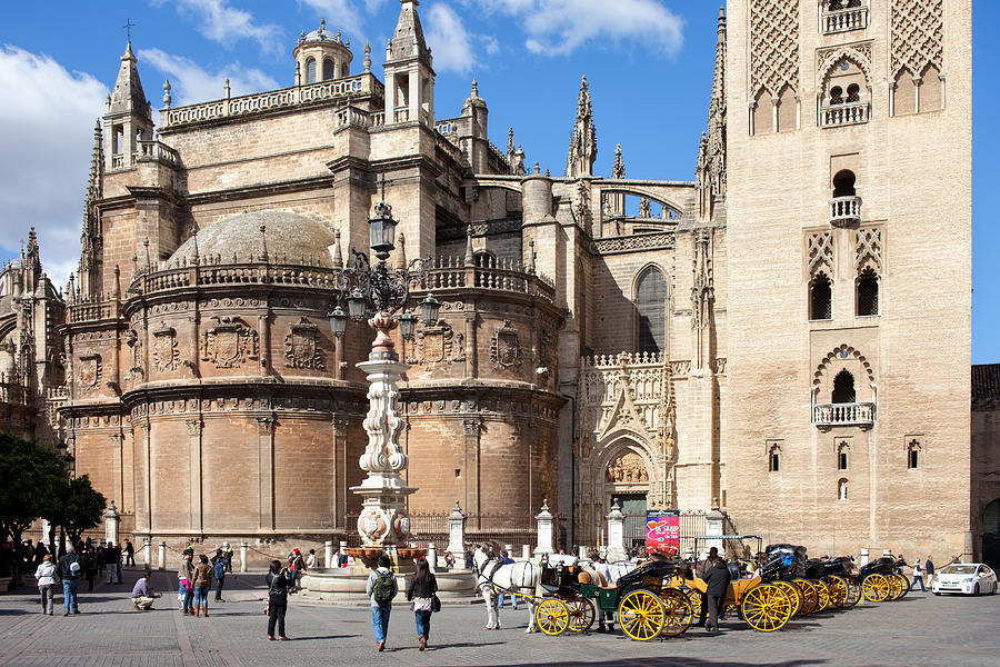 Seville Cathedral in the Old Town Photograph by Artur Bogacki