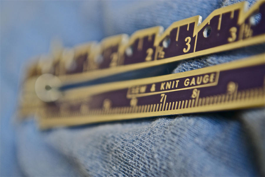 Sew and Knit Gauge Photograph by Bill Owen