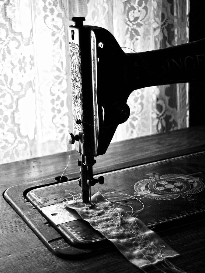 Vintage Photograph - Sew My Wounds  by J C