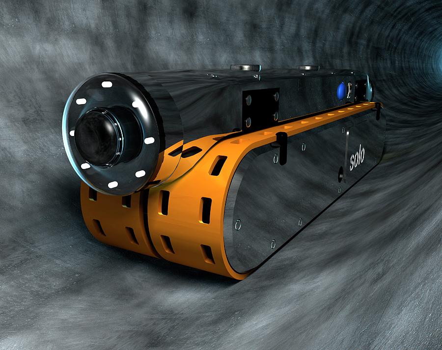 Sewer Robot Photograph by Paul Wootton/science Photo Library