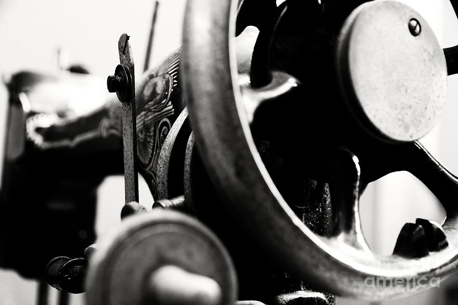 Sewing Machine Photograph - Sewing Machine 5 by Four Hands Art