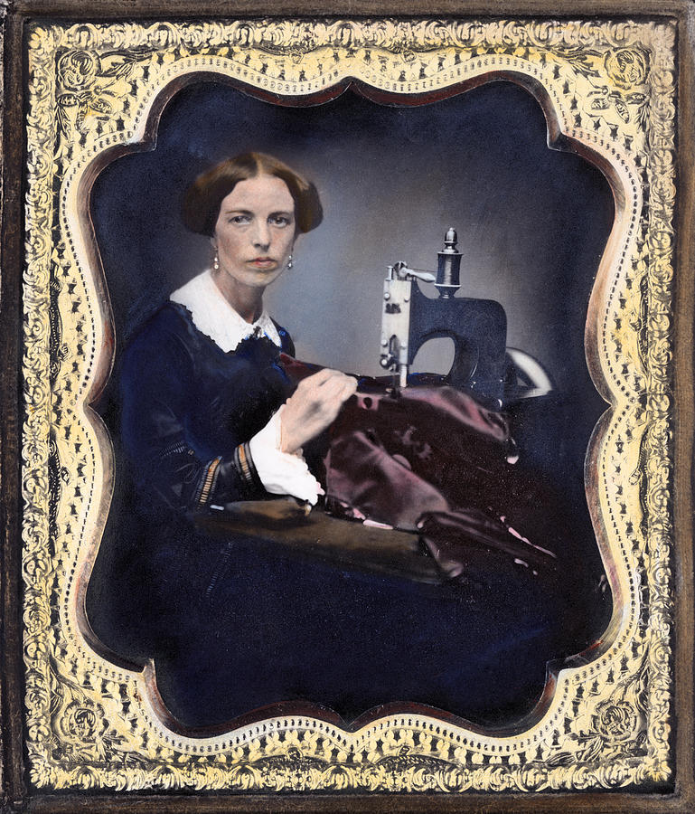 SEWING MACHINE, c1853 Photograph by Granger