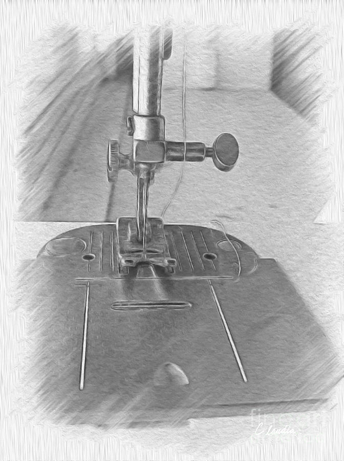 Sewing Machine Photograph by Claudia Ellis